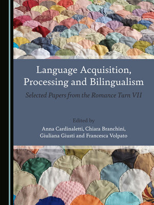 cover image of Language Acquisition, Processing and Bilingualism